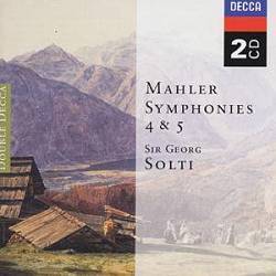 Georg Solti / Mahler : Symphony No4 &amp; 5 (2CD)