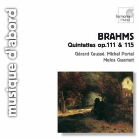 Michel Portal / Gerard Causse / Melos Quartett / Brahms : String Quintet Op.111, Clarinet Quintet Op.115 (DIGI-PAK)