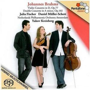 Julia Fischer / Daniel Muller / Yakov Kreizberg / Brahms : Violin Concerto Op.77, Double Concerto Op.102 (SACD)