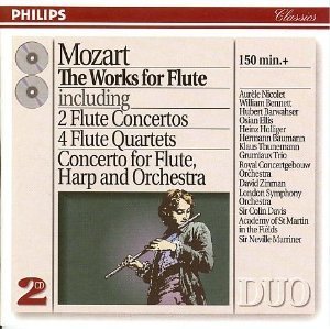 Aurele Nicolet / William Bennett / Colin Davis / Mozart: The Works For Flute (2CD)