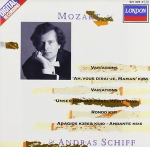 Andras Schiff / Mozart: Piano Variations K265 &amp; 455 etc