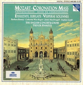 Trevor Pinnock / Mozart : Coronation Mass K.317, Exsultate Jubilate K.165, Vesperae Solennes De Confessore K.339