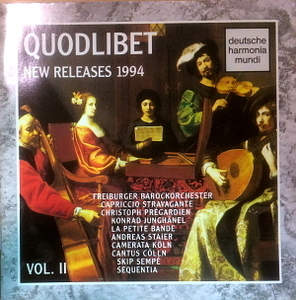 V.A. / Quodibet Vol.2: New Releases Bach Pachelbel Schubert