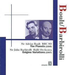 John Barbirolli &amp; Adrian Boult / Holst: The Planets; Elgar: Enigma Variations