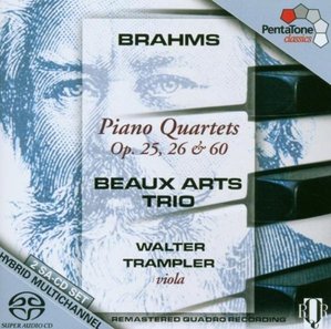 Beaux Arts Trio &amp; Walter Trampler / Brahms: Piano Quartets Op.25, 26, 60 (2SACD Hybrid)