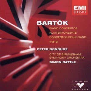 Peter Donohoe &amp; Simon Rattle / Bartok: Piano Concerto Nos.1-3
