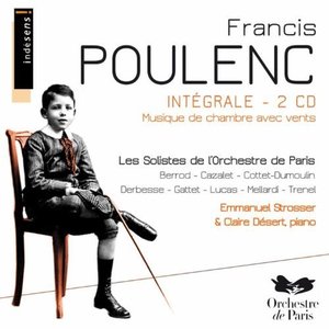 Claire Desert, Emmanuel Strosser / Poulenc: Integrale Musique de Chambre avec vents (2CD, DIGI-PAK, 미개봉)