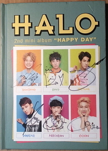 헤일로(Halo) / Happy Day (2nd Mini Album, 홍보용, 싸인시디)
