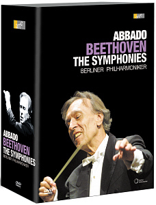 [DVD] Claudio Abbado / 베토벤: 교향곡 전곡 1-9번 (Beethoven: 9 Symphonies) (5DVD, 미개봉)