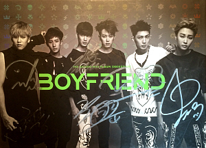 보이프렌드(Boy Friend) / Obsession (2ND MINI ALBUM, 홍보용, 싸인시디)