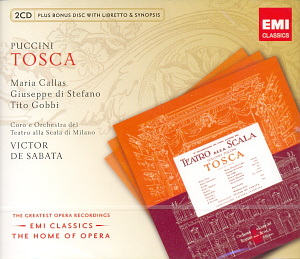 Maria Callas, Giuseppe Di Stefano, Victor de Sabata / Puccini: Tosca (2CD, 미개봉)