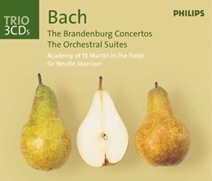 Neville Marriner / Bach: 6 Brandenburg Concertos, 4 Orchestral Suites, 2 Violin Concertos, Concerto For Two Violins (3CD)
