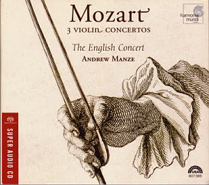 Andrew Manze / Mozart: Violin Concertos K.216, 218, 219 (SACD Hybrid) (DIGI-PAK)