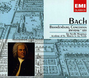 Neville Marriner / Bach: 6 Brandenburg Concertos BWV 1046-1051 (2CD, 미개봉)