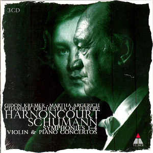 Nikolaus Harnoncourt / Schumann: Symphony Nos.1-4, Piano Concertos, Violin Concertos (3CD, 미개봉)