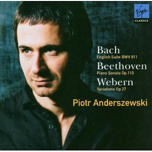 Piotr Anderszewski / Bach: English Suite BWV811, Beethoven: Piano Sonata No.31 Op.110, Webern: Variations Op.27 (미개봉)