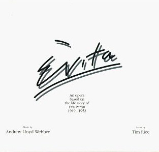 O.S.T. (Andrew Lloyd Webber &amp; Tim Rice) / Evita - London Cast (2CD, 미개봉)