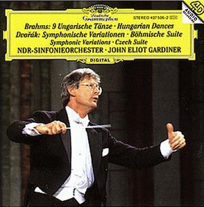 John Eliot Gardiner / 브람스: 헝가리 무곡, 드보르작: 교향적 변주곡 작품78 (Brahms: Hungarian Dances, Dvorak: Symphonic Variations) (미개봉)