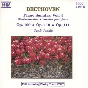 Jeno Jando / Beethoven: Piano Sonatas, Vol. 4