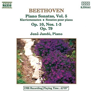 Jeno Jando / Beethoven: Piano Sonatas Vol.5 - No.5 Op.10-1, No.6 Op.10-2, No.7 Op.10-3, No.25 Op.79