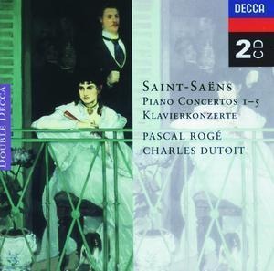 Pascal Roge &amp; Charles Dutoit / Saint-Saens: Piano Concertos 1-5 (2CD)