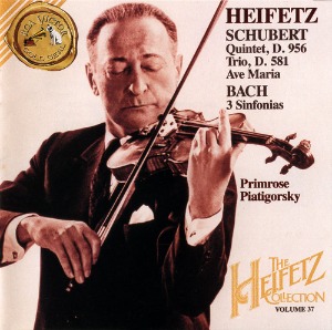 Jascha Heifetz / Schubert, Bach (The Heifetz Collection Vol.37)