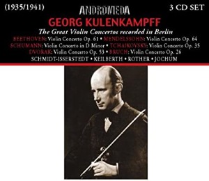 Arthur Rother / Georg Kulenkampff: The Great Violin Concertos Recorded in Berlin (3CD)
