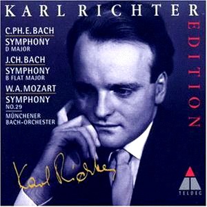 Karl Richter / C.P.E.Bach:Symphony in D Major, J.Ch. Bach: Six Grand Overtures, Mozart: Symphony No.29