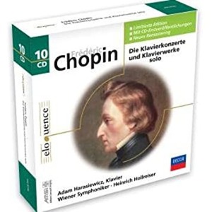 Adam Harasiewicz, Wiener Symphoniker, Heinrich Hollreiser / Chopin: Die Klavierkonzerte und Klavierwerke solo (10CD, BOX SET)