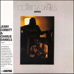 Jerry Corbitt &amp; Charlie Daniels / Live II (LP MINIATURE, 미개봉)