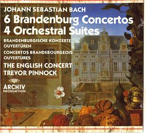 Trevor Pinnock / Bach: 6 Brandenburg Concertos BWV1046-1051, 4 Orchestral Suites BWV1066-1069 (3CD)