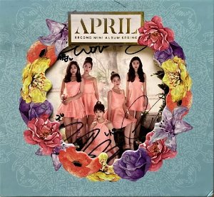 에이프릴(April) / Spring (2nd Mini Album, 홍보용, 싸인시디)