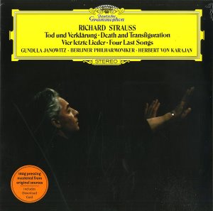 [LP] Herbert Von Karajan / Strauss: Tod und Verklarung &amp; Vier letzte Lieder (180g, 미개봉)
