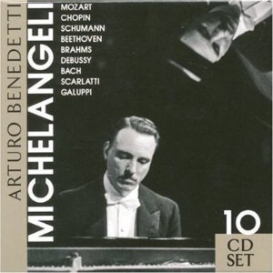 Arturo Benedetti Michelangeli / Mozart / Chopin / Schumann / Beethoven / Brahms / Debussy / Bach / Scarlatti / Galuppi (10CD, BOX SET)