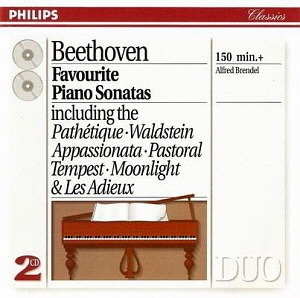 Alfred Brendel / Beethoven: Favourite Piano Sonatas Nos.8, 14, 15, 26, 17, 21 &amp; 23 (2CD)