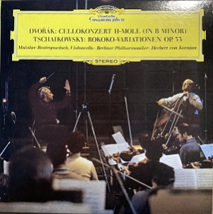 Mstislav Rostropovich &amp; Hervert Von Karajan / Dvorak :Cello Concerto Op. 104, Tchaikovsky: Variations On A Rococo Theme For Cello &amp; Orchestra Op. 33 (LP MINIATURE)