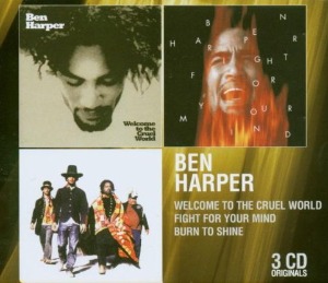 Ben Harper / Burn To Shine + Welcome To The Cruel World + Fight For Your Mind (3CD, BOX SET, 미개봉)