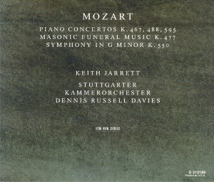 Keith Jarrett, Dennis Russell Davies / Mozart: Piano Concertos K. 467, 488, 595 / Masonic Funeral Music K. 477 / Symphony In G Minor K. 550 (2CD)