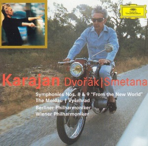 Herbert Von Karajan / Symphony No.8 Op.88, No.9 &#039;From The New World&#039; / The Moldau, Dances From &#039;The Bartered Bride&#039; (2CD)
