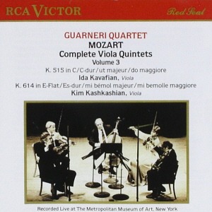 Guarneri Quartet / Mozart: Complete Viola Quintets Volume 3