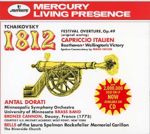 Antal Dorati / Tchaikovsky : 1812 Overture Op.49 &amp; Beethoven : Wellington&#039;s Victory Op.91 (DIGI-PAK)