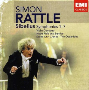 Sir Simon Rattle / Sibelius: Symphonies 1-7 / Violin Concerto / Night Ride And Sunrise / Scene With Cranes / The Oceanides (5CD, BOX SET)