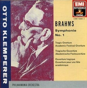 Otto Klemperer / Brahms: Symphony No.1 Op.68, Tragic Overture Op.81, Academic Festival Overture Op.80