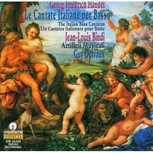 Jean-Louis Bindi, Guy Delvaux, Artificii Musicali / Handel: The Italian Cantatas for Bass
