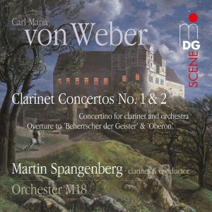 Martin Spangenberg / Weber: Clarinet Concertos Nos.1 &amp; 2 (SACD Hybrid, 미개봉)