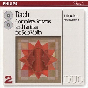 Arthur Grumiaux / Bach: Sonata And Partita For Violine Solo BWV1001-1006 (2CD)
