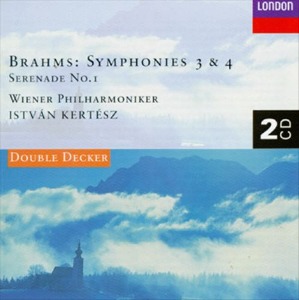 Istvan Kertesz / Brahms: Symphonies 3 &amp; 4 / Serenade No.1 (2CD)