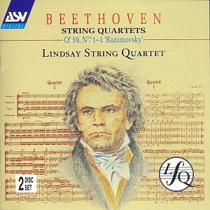 Lindsay String Quartet / Beethoven: String Quartets Op.59, Nos. 1-3 &#039;Razumovsky&#039; (2CD)