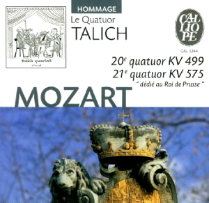 Talich Quartet / Mozart: String Quartets No.20 K.499, No.21 K.575, Violin Sonata K.296