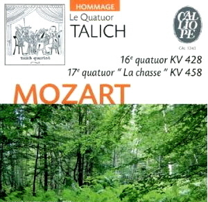 Talich Quartet / Mozart : String Quartet No.16 K.428, No.17 &#039;Hunt&#039; K.458, Haydn: String Quartet No.59